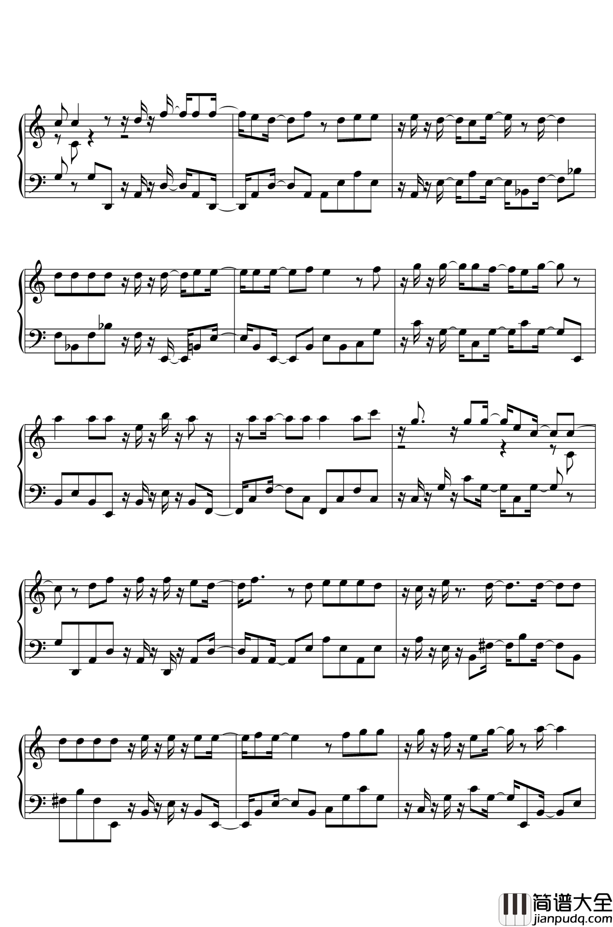 沙漠骆驼钢琴谱_展展与罗罗