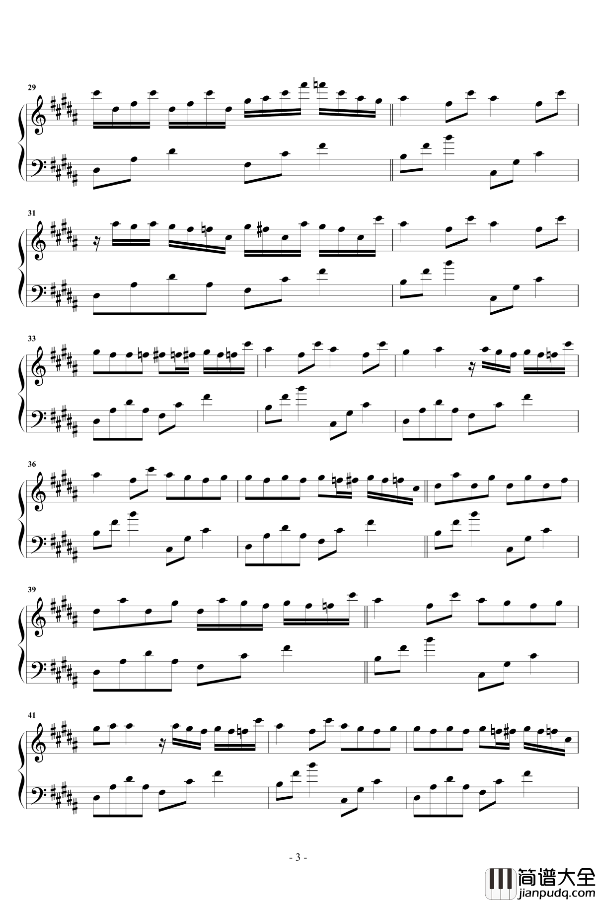 Time_to_Love钢琴谱_October