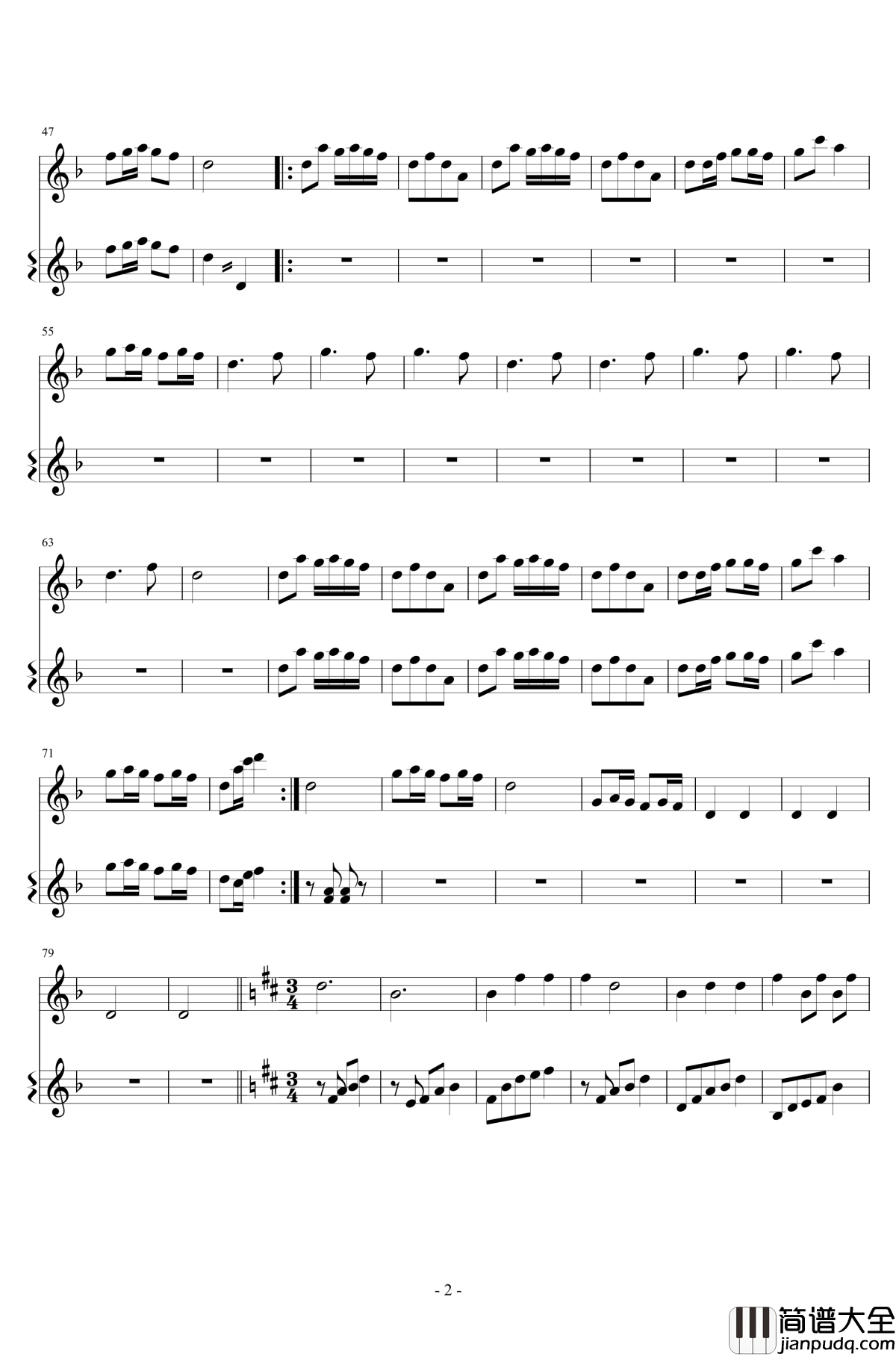 虫儿飞钢琴谱_郑伊健