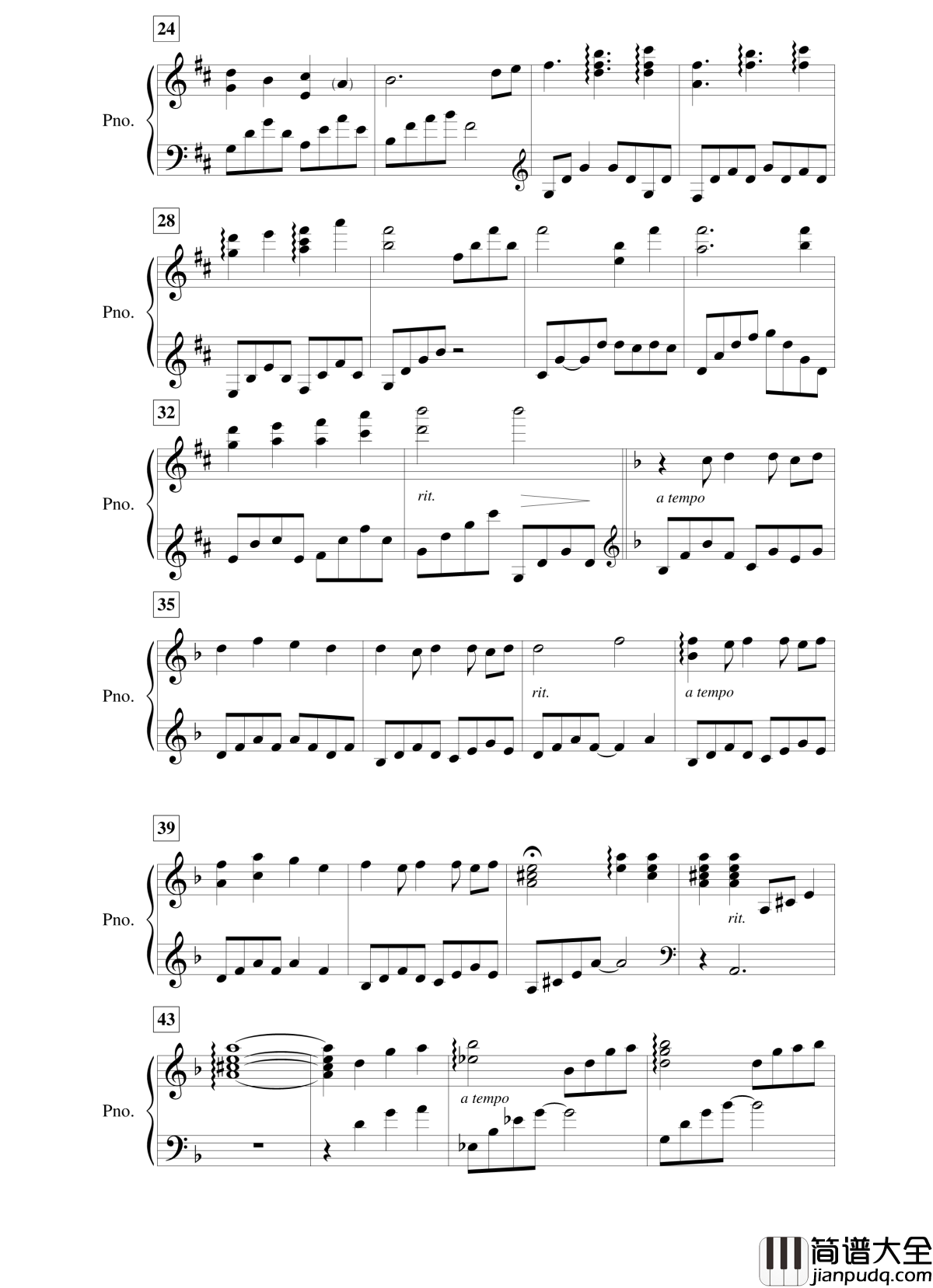 幽雅的绽放吧，墨染的樱钢琴谱_Border_of_Life_东方妖妖梦_东方project