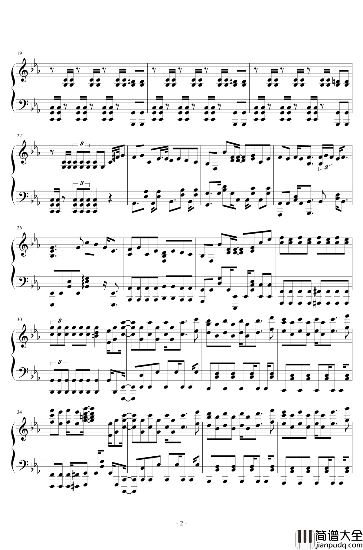 Give_me_Chocolate!!!钢琴谱_触手猴