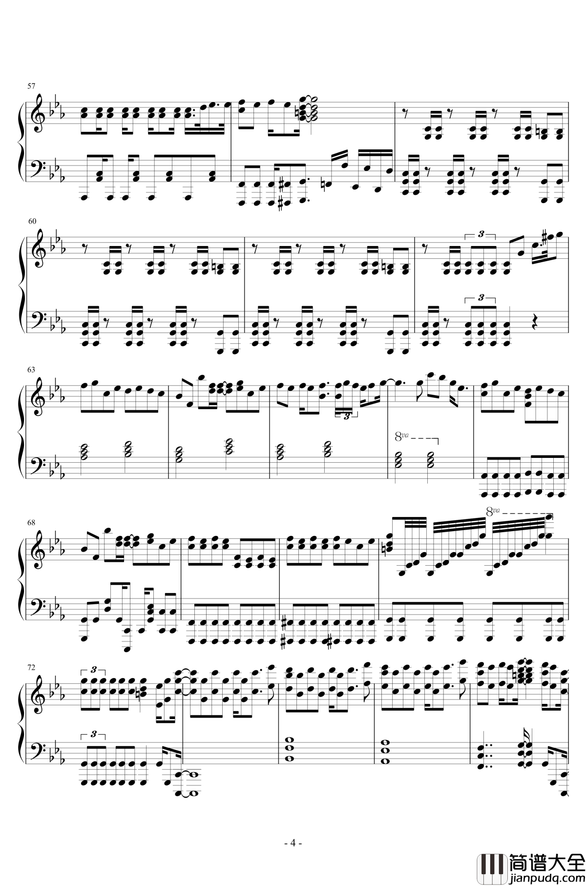 Give_me_Chocolate!!!钢琴谱_触手猴