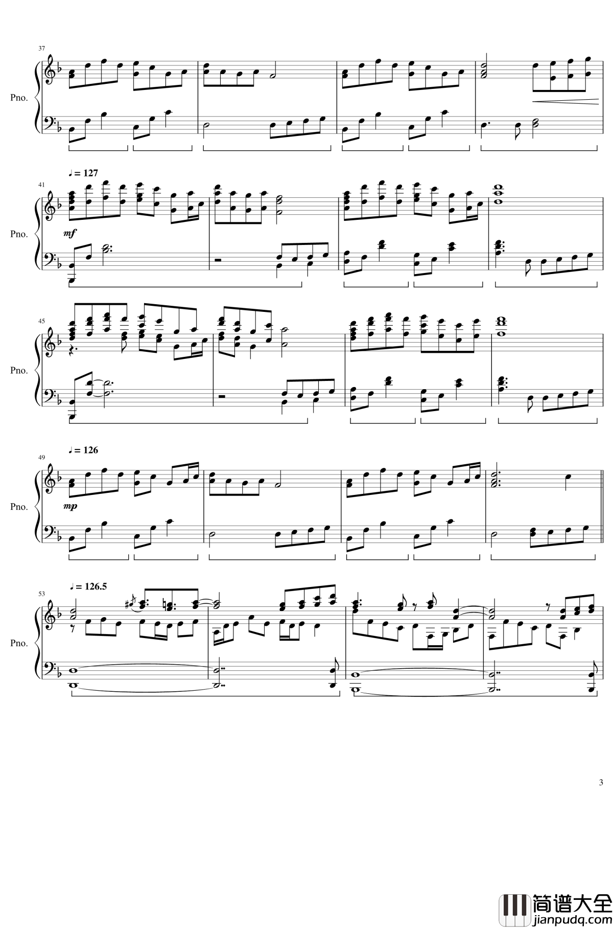 未知之花_魅知之旅钢琴谱_东方project