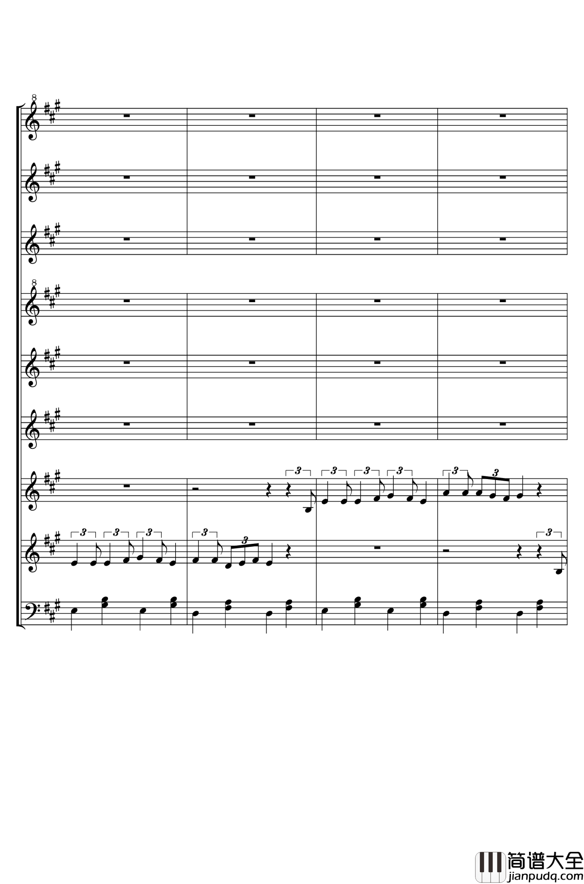 EDGE钢琴谱_二夜祭