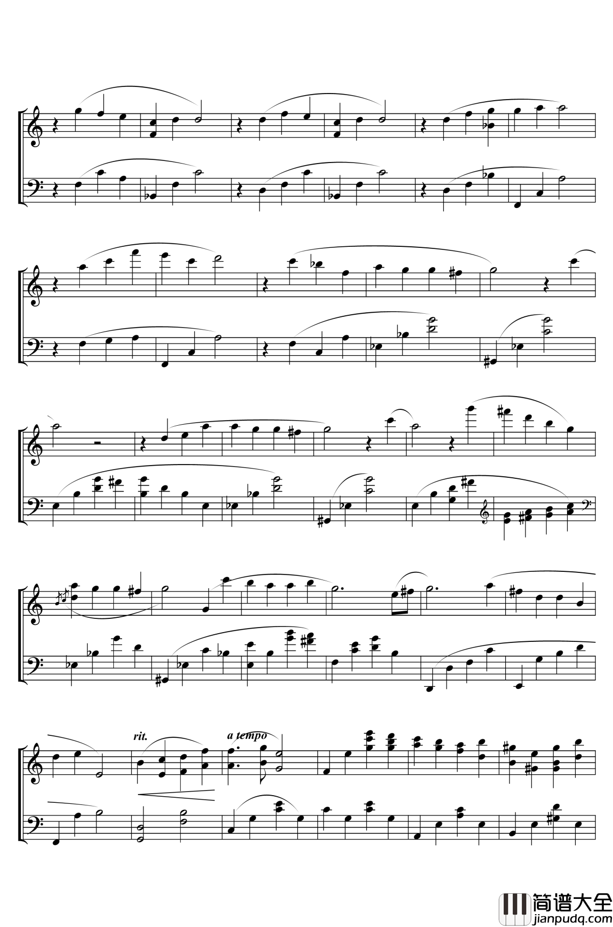 Yesterdays钢琴谱_告别回忆~无垢少女BGM_阿保刚