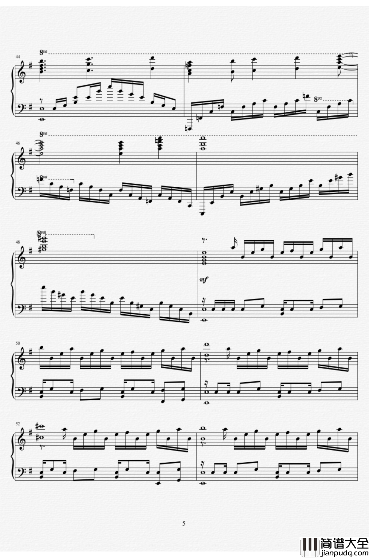 re_awake钢琴谱_命运石之门0_Steins_Gate_0_阿保刚