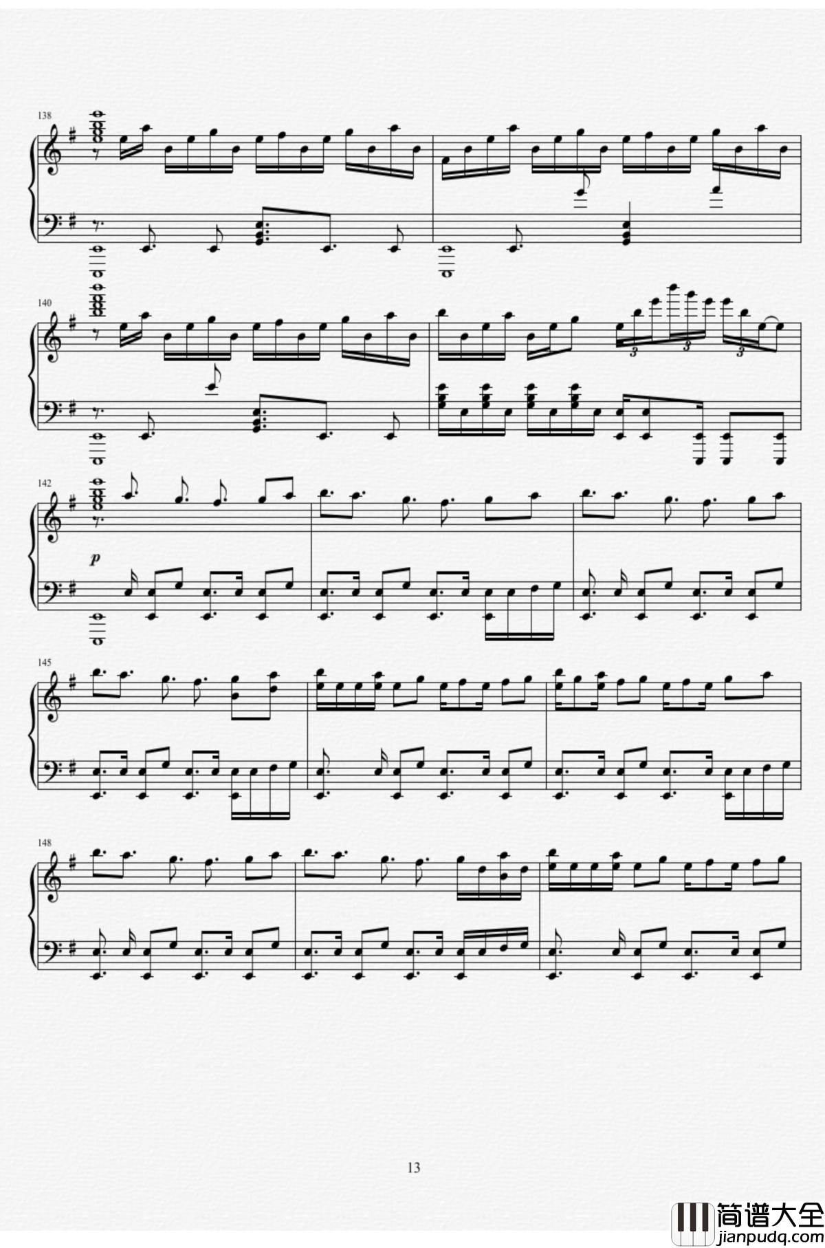 re_awake钢琴谱_命运石之门0_Steins_Gate_0_阿保刚