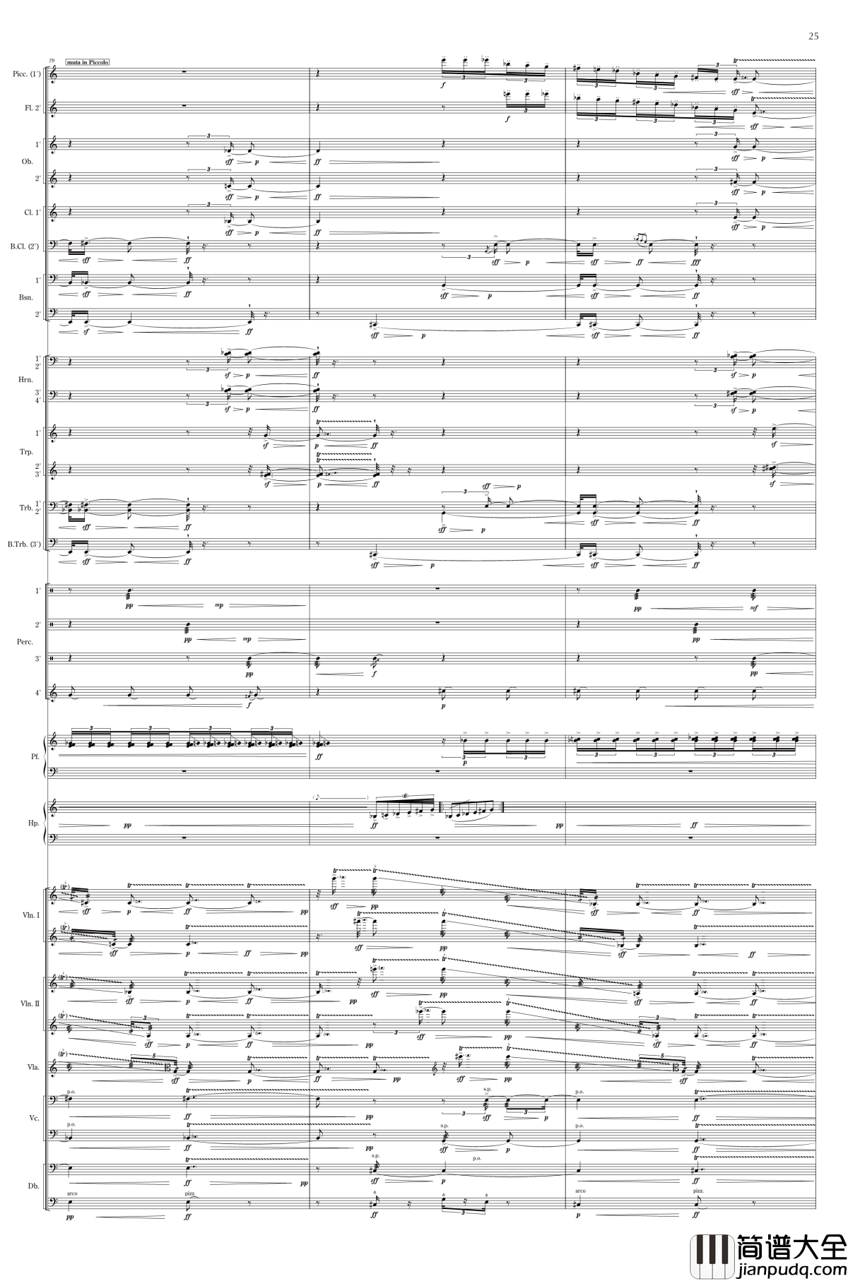 夢を織る钢琴谱_细川俊夫