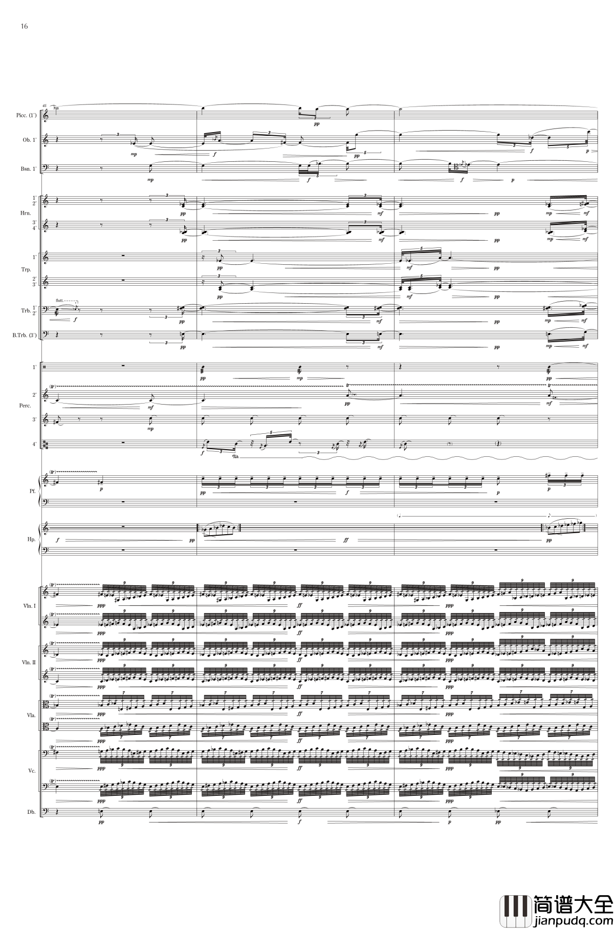 夢を織る钢琴谱_细川俊夫