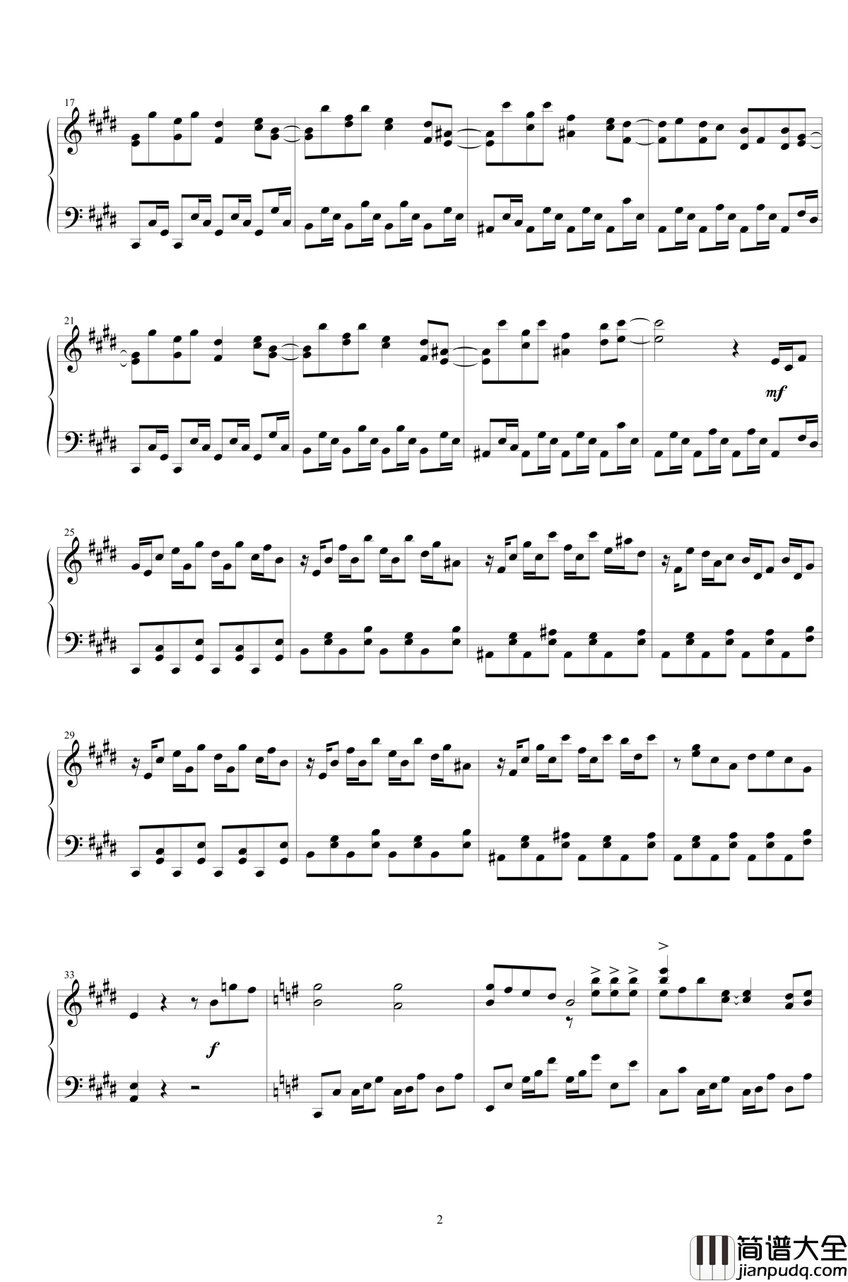 幽灵乐团_~_Phantom_Ensemble钢琴谱_东方妖妖梦_东方project