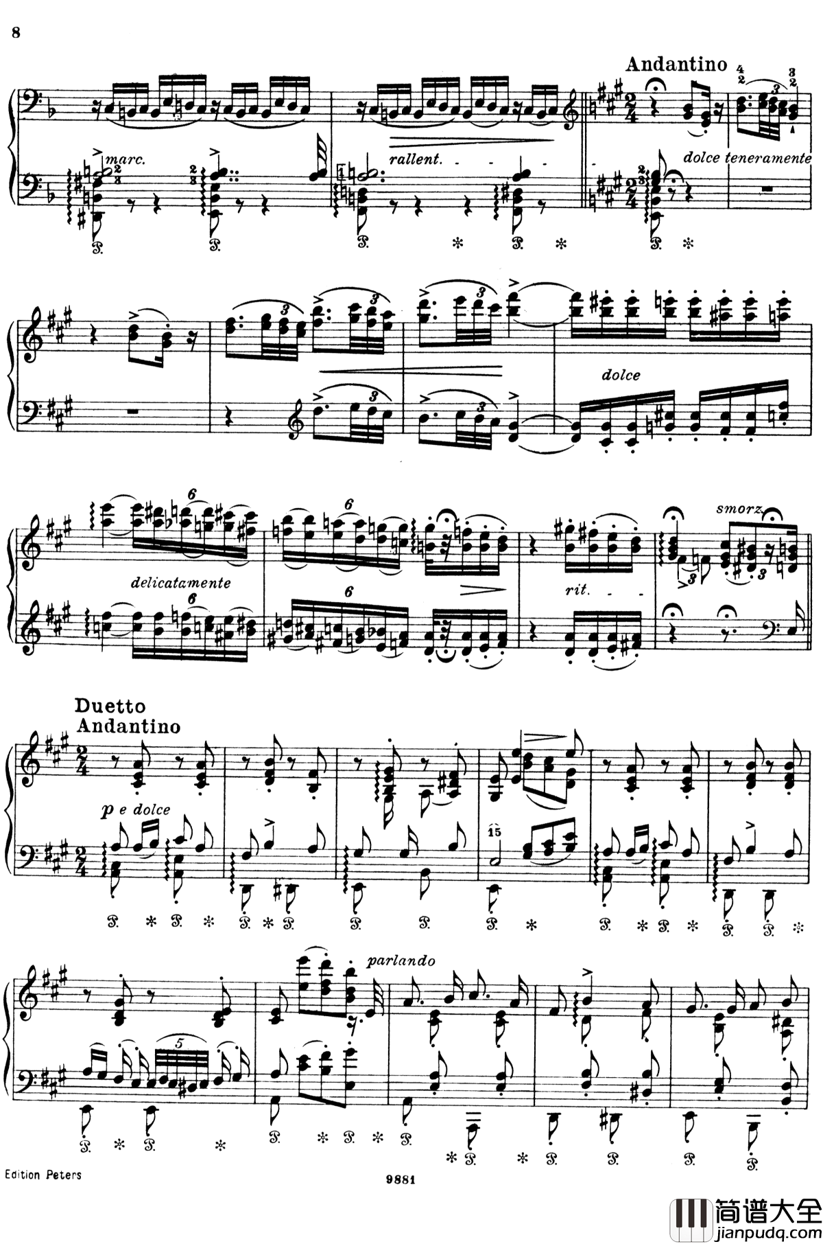 唐璜的回忆钢琴谱_李斯特_S.418_李斯特