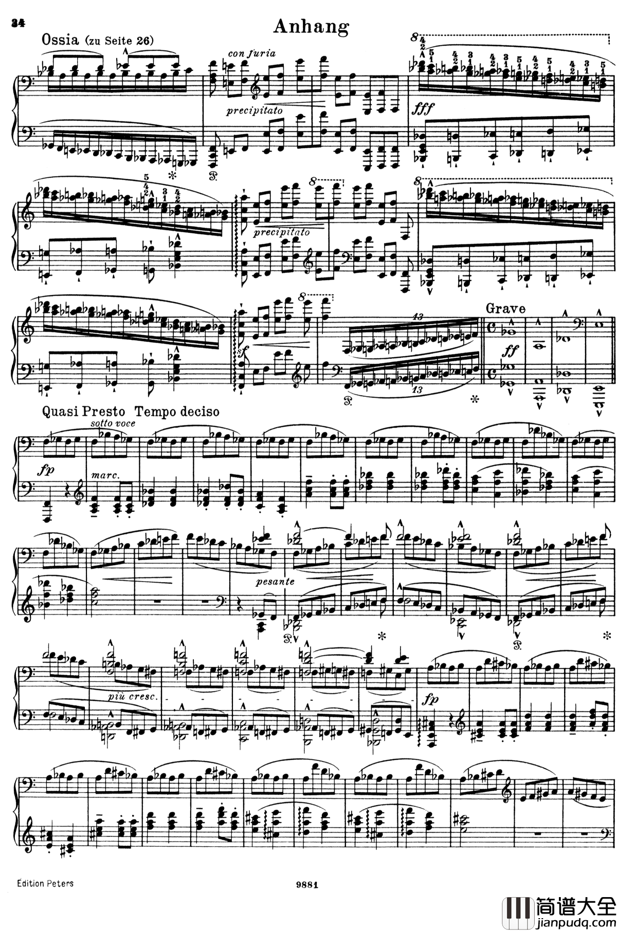 唐璜的回忆钢琴谱_李斯特_S.418_李斯特