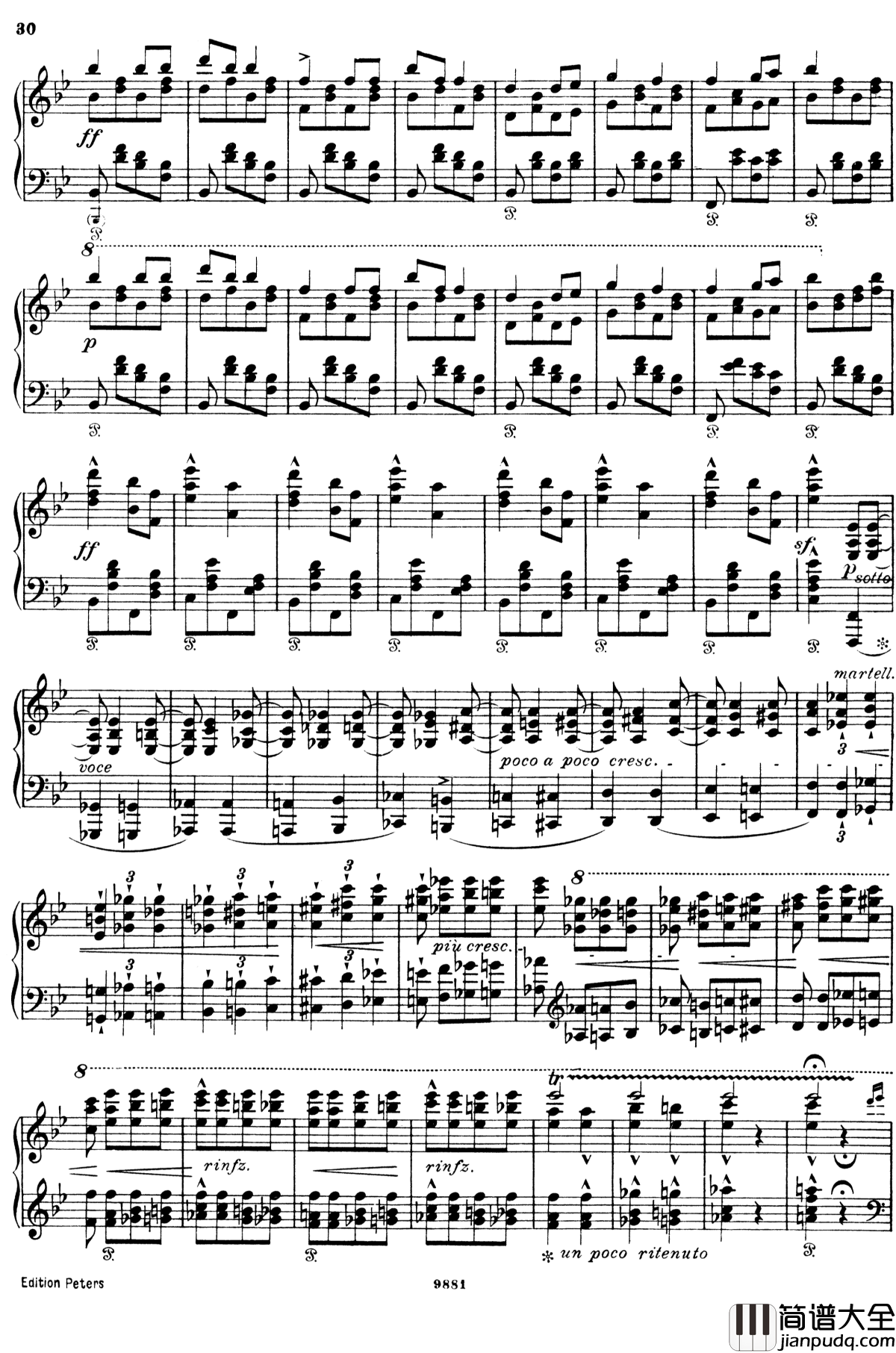 唐璜的回忆钢琴谱_李斯特_S.418_李斯特