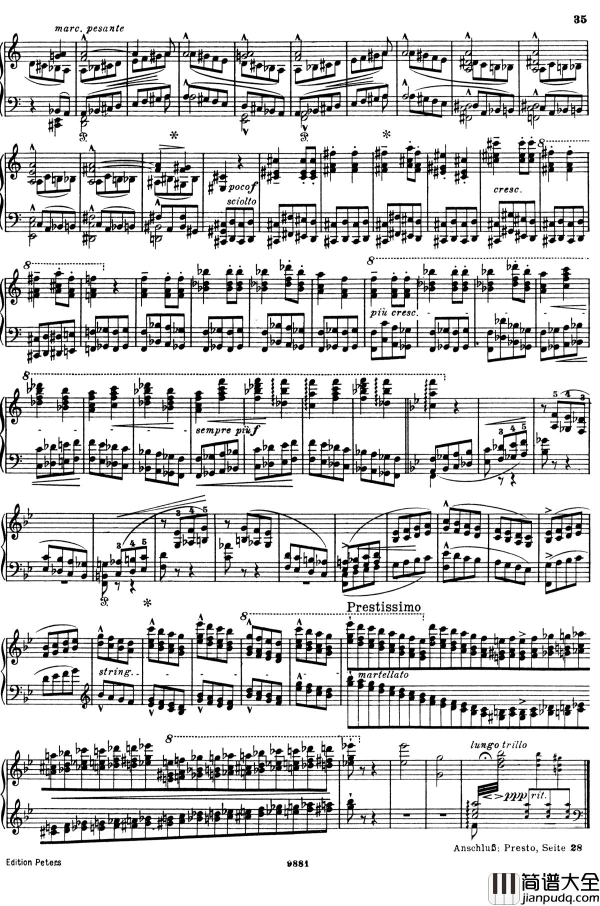 唐璜的回忆钢琴谱_李斯特_S.418_李斯特