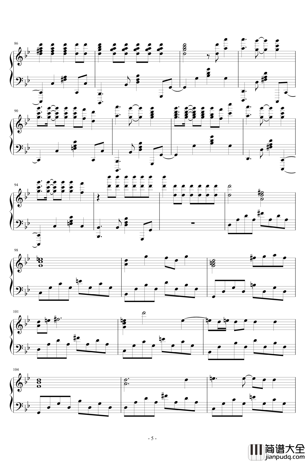 KDA___POP_STARS钢琴谱_S8全球总决赛_开场曲_英雄联盟_英雄联盟排位