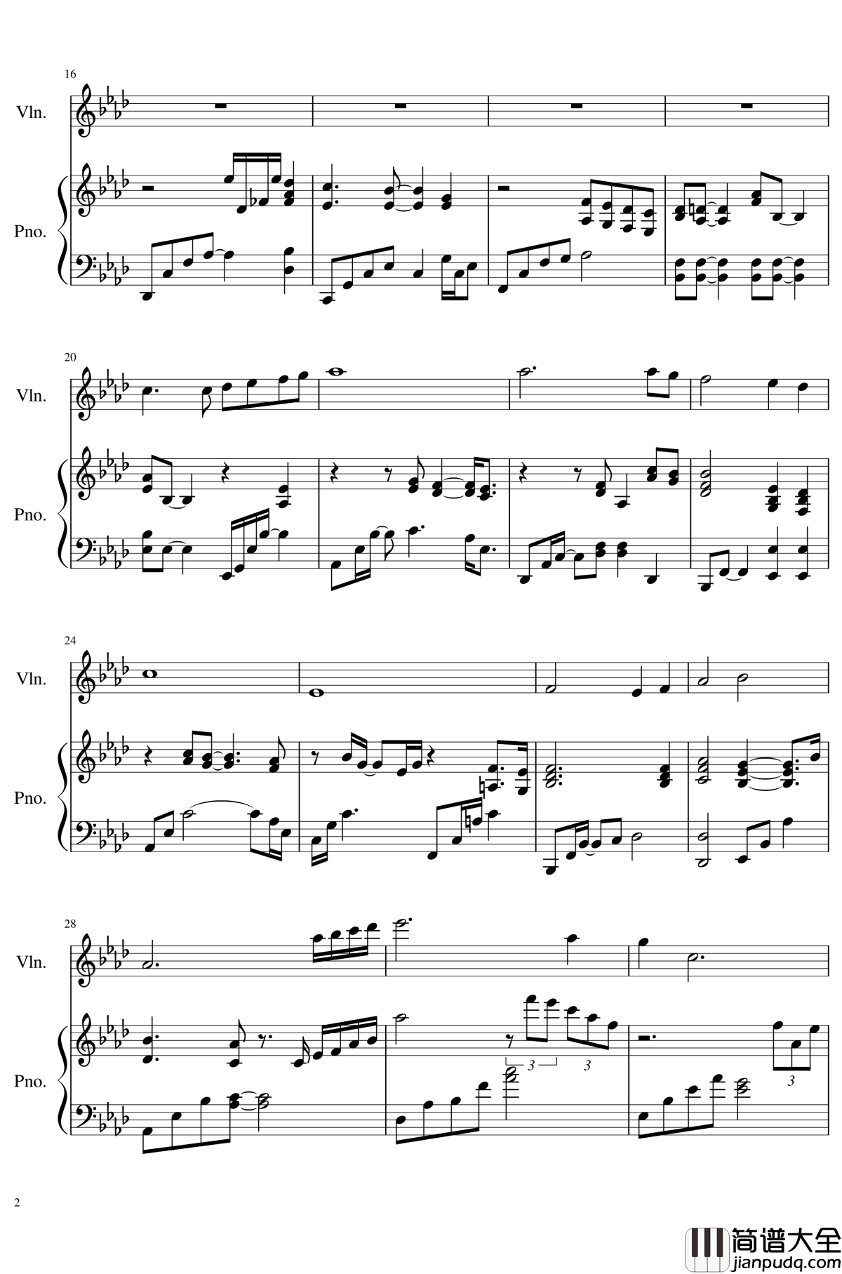 誰來剪月光钢琴谱_陈奕迅