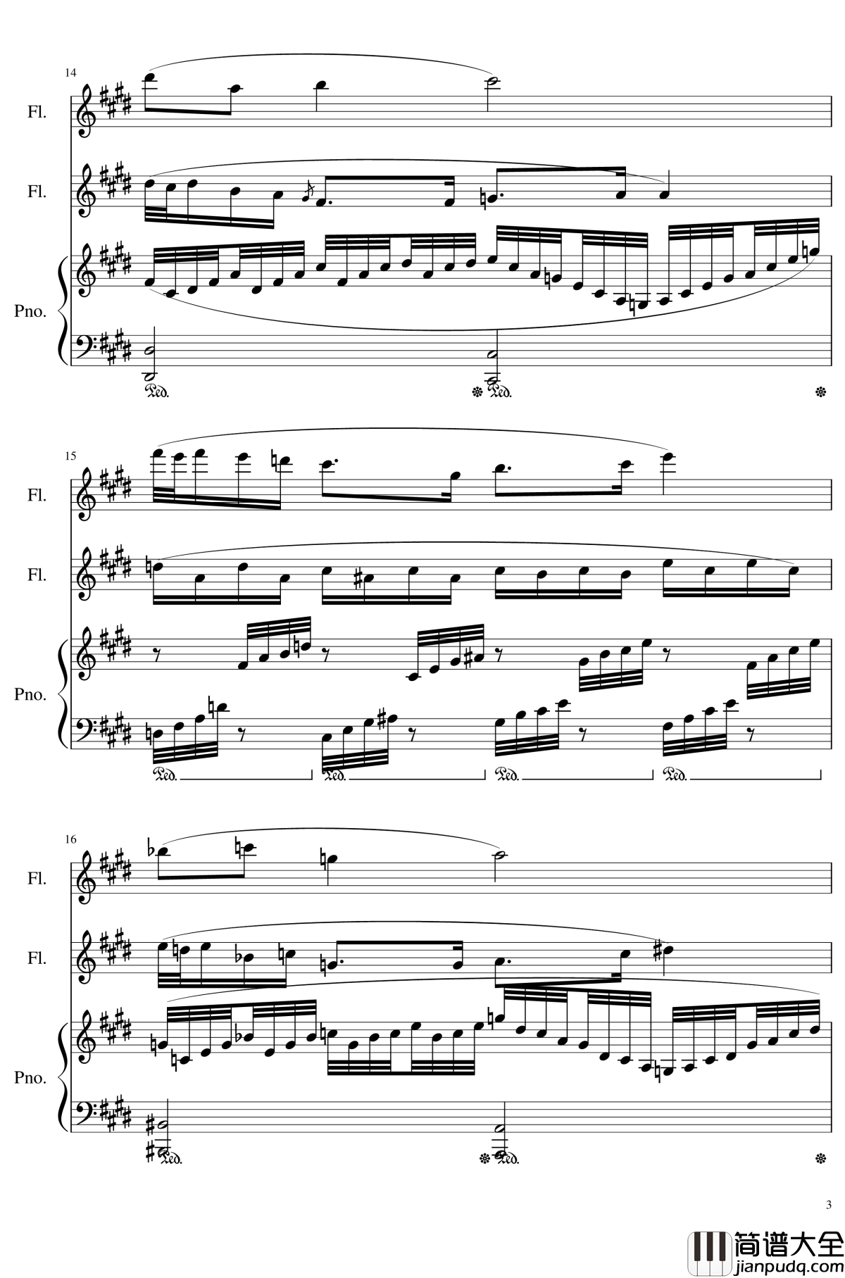 Trio_for_piano_and_flutes,_Op.117_II.My_personality钢琴谱_一个球