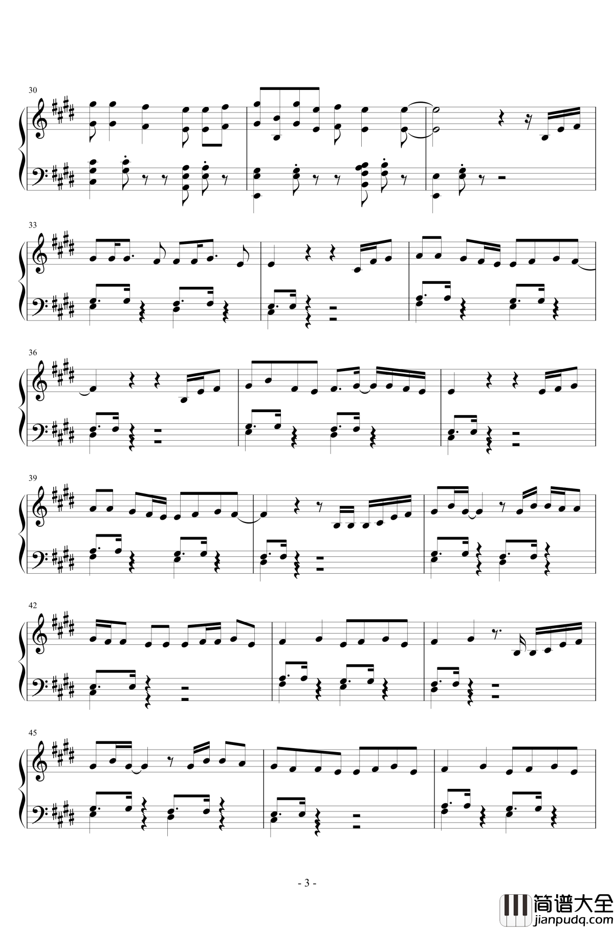 love_yourself钢琴谱_贾斯汀比伯