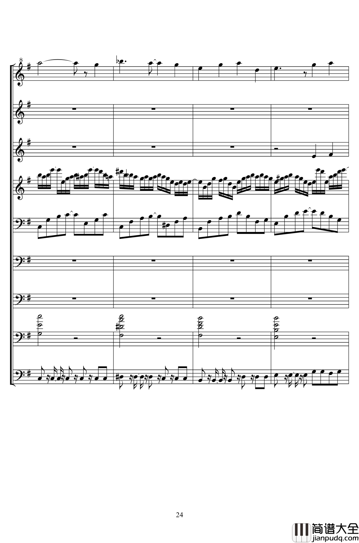 ELISA钢琴谱_二夜祭