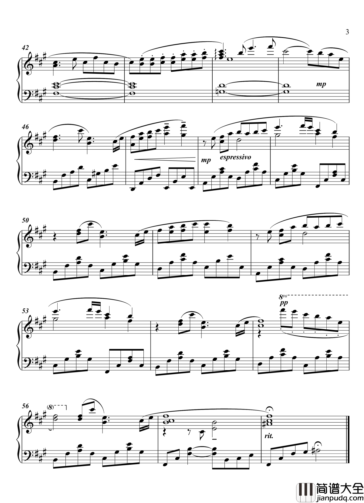 鸣狐钢琴谱_简易版_近侍曲_刀剑乱舞_母里治樹