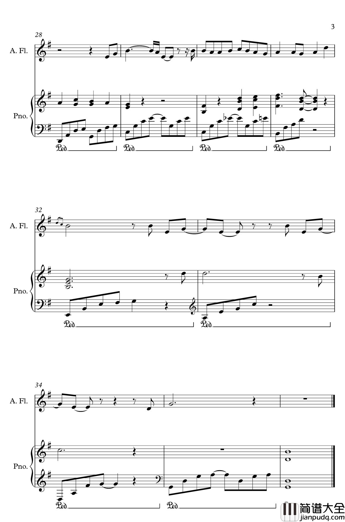 有一种悲伤钢琴谱_伴奏版_A_LIN