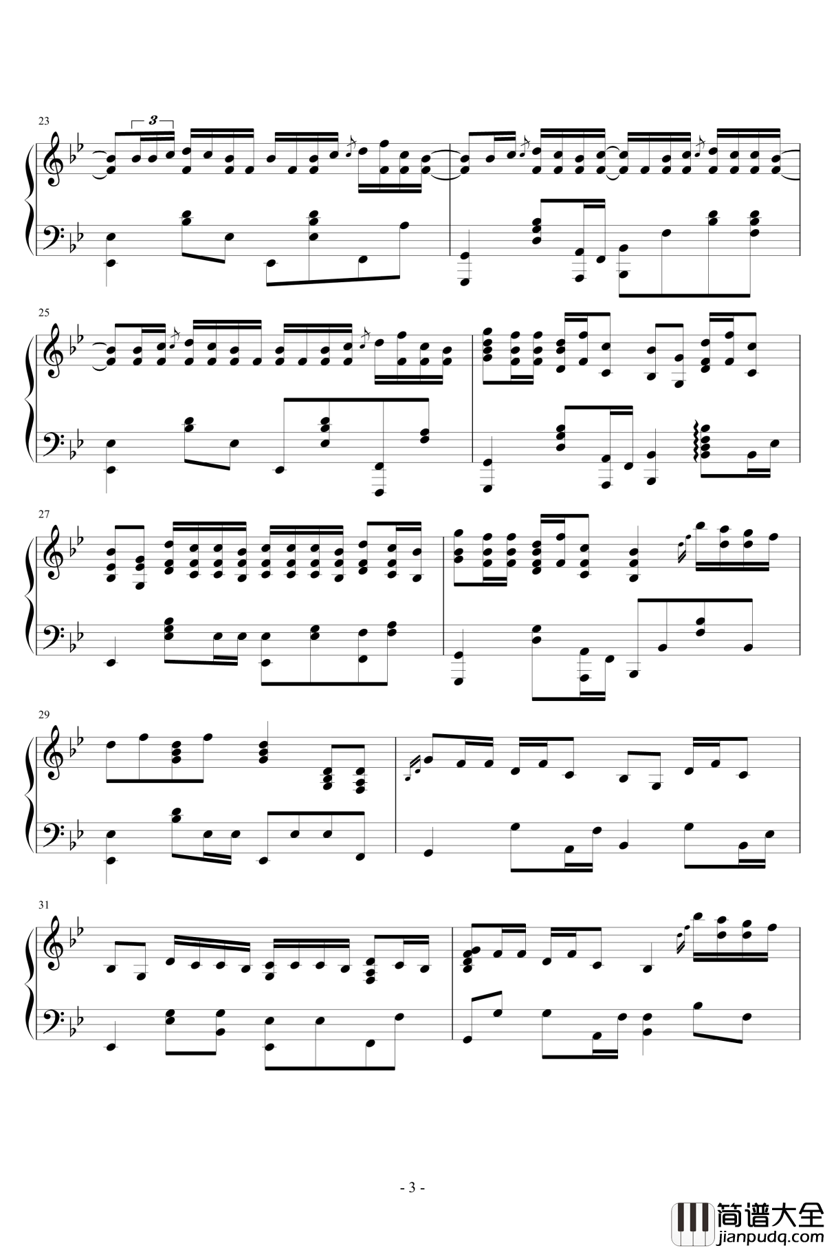 碟中谍钢琴谱_Mission:_Impossible