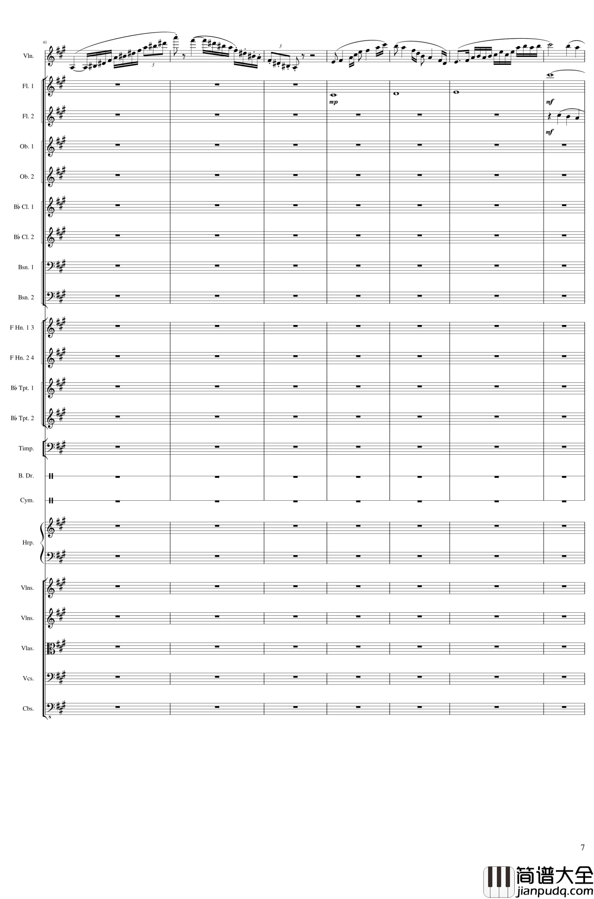 Capricorn_Concerto_for_Violin_and_Orchestra,_Op.114钢琴谱_一个球