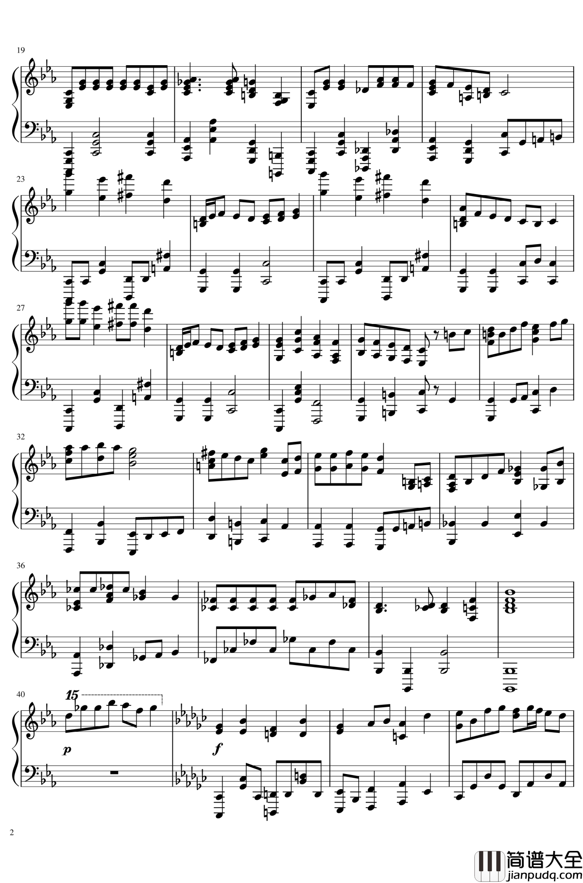 Who_Killed_U.N._Owen钢琴谱_东方同人音乐_东方project