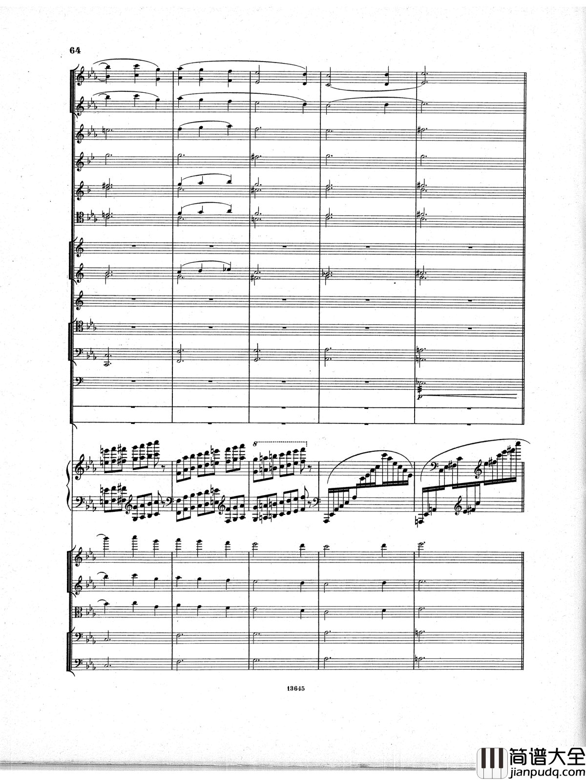 Lyapunov_降E小调第一钢琴协奏曲_Op.4钢琴谱_Lyapunov