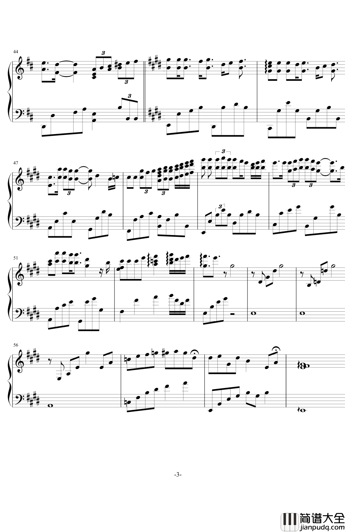 Love_UU钢琴谱_林俊杰