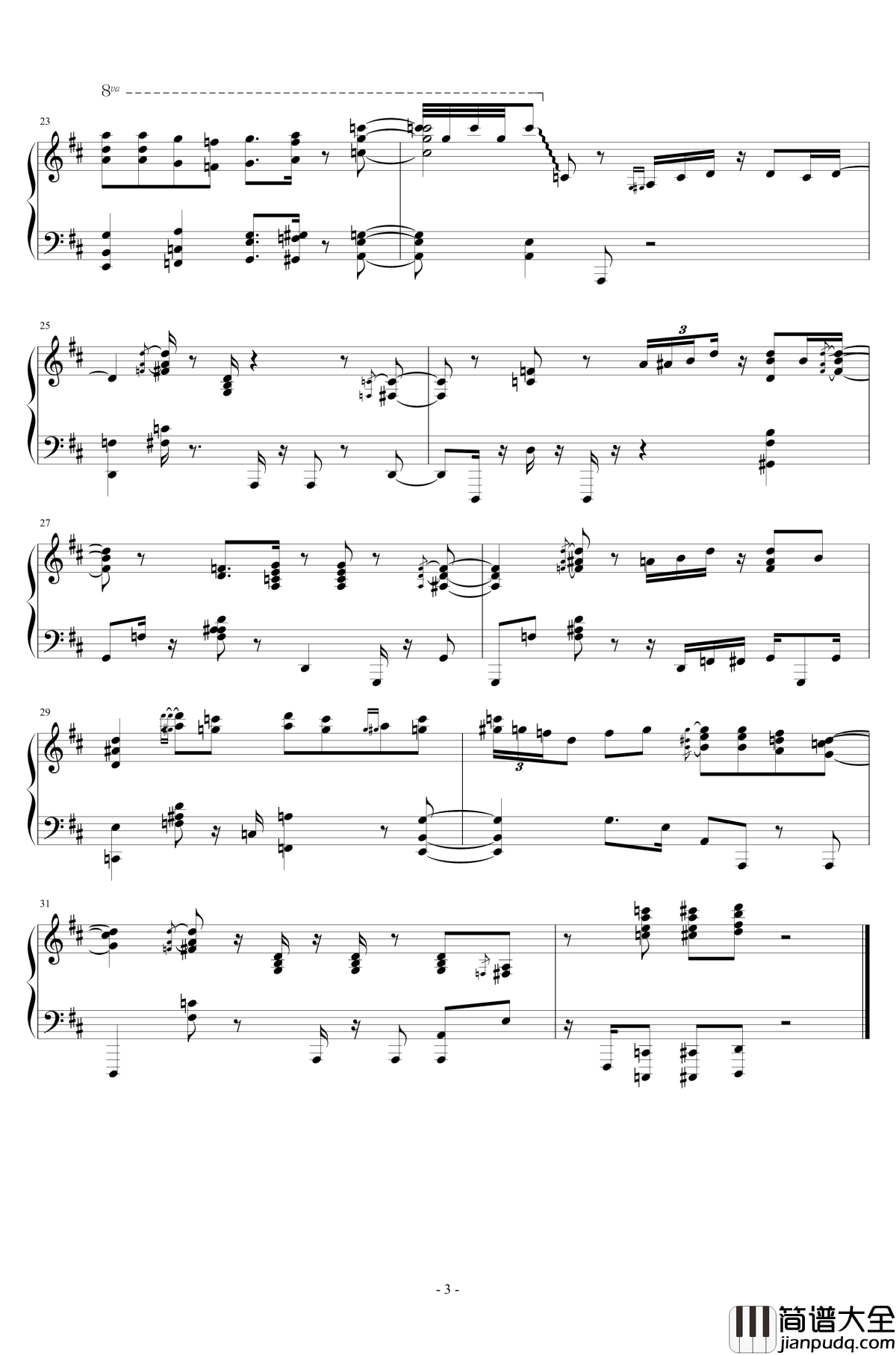 YAHAMA_P115_Demo_Bright_Piano钢琴谱_YAHAMA