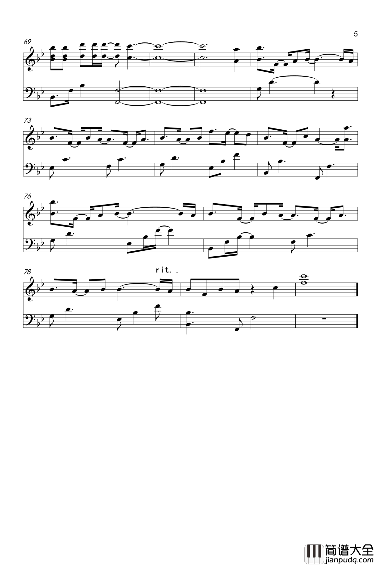 suddenly钢琴谱_金宝静