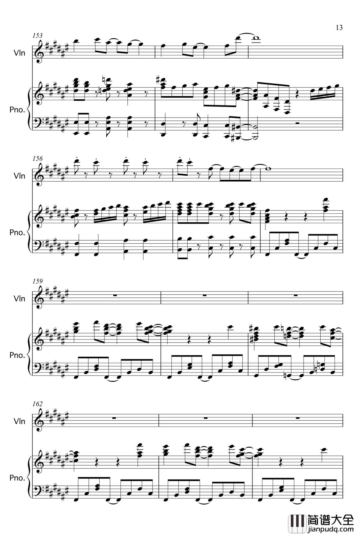 CLEAR钢琴谱_violin+piano_魔卡少女樱CLEAR_CARD篇_OP_坂本真绫