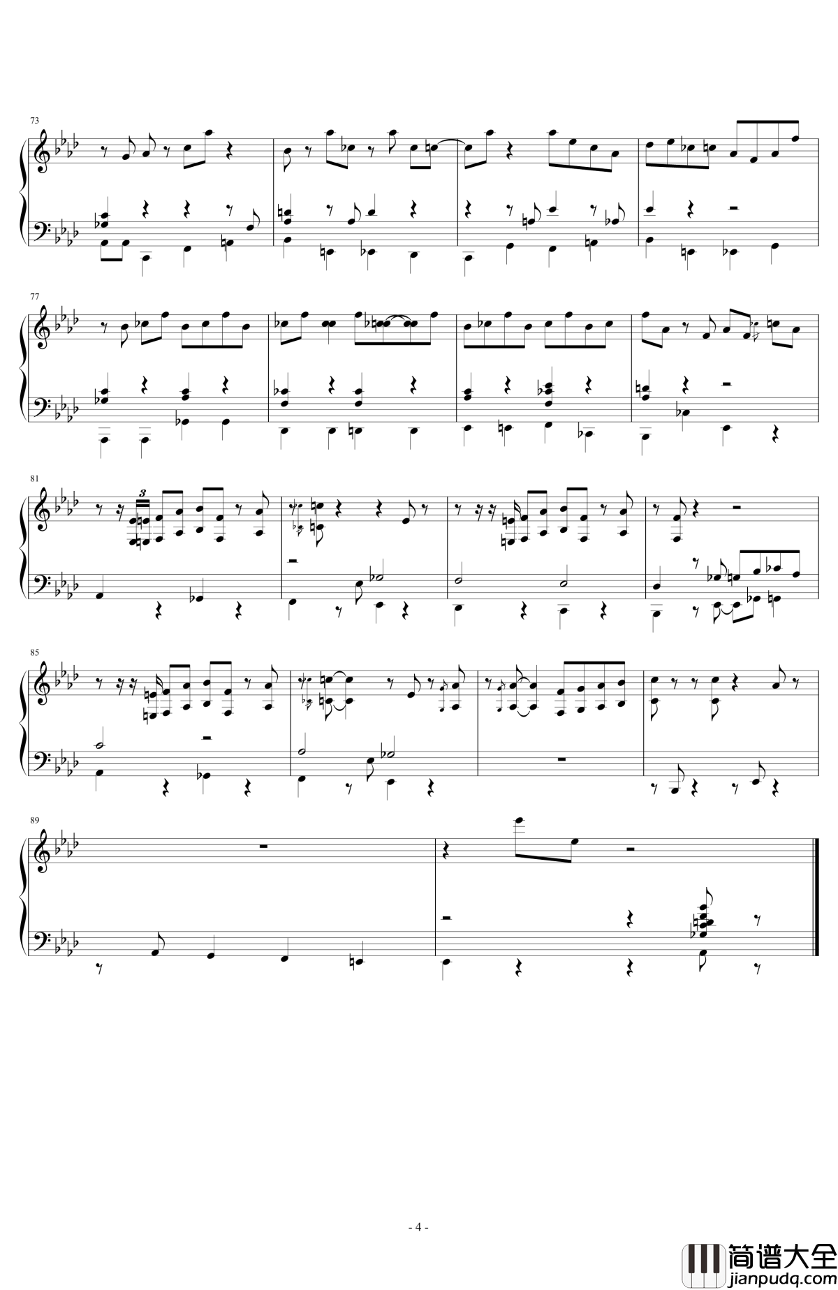 Straighten_up_and_Fly_Right钢琴谱_George_Shearing