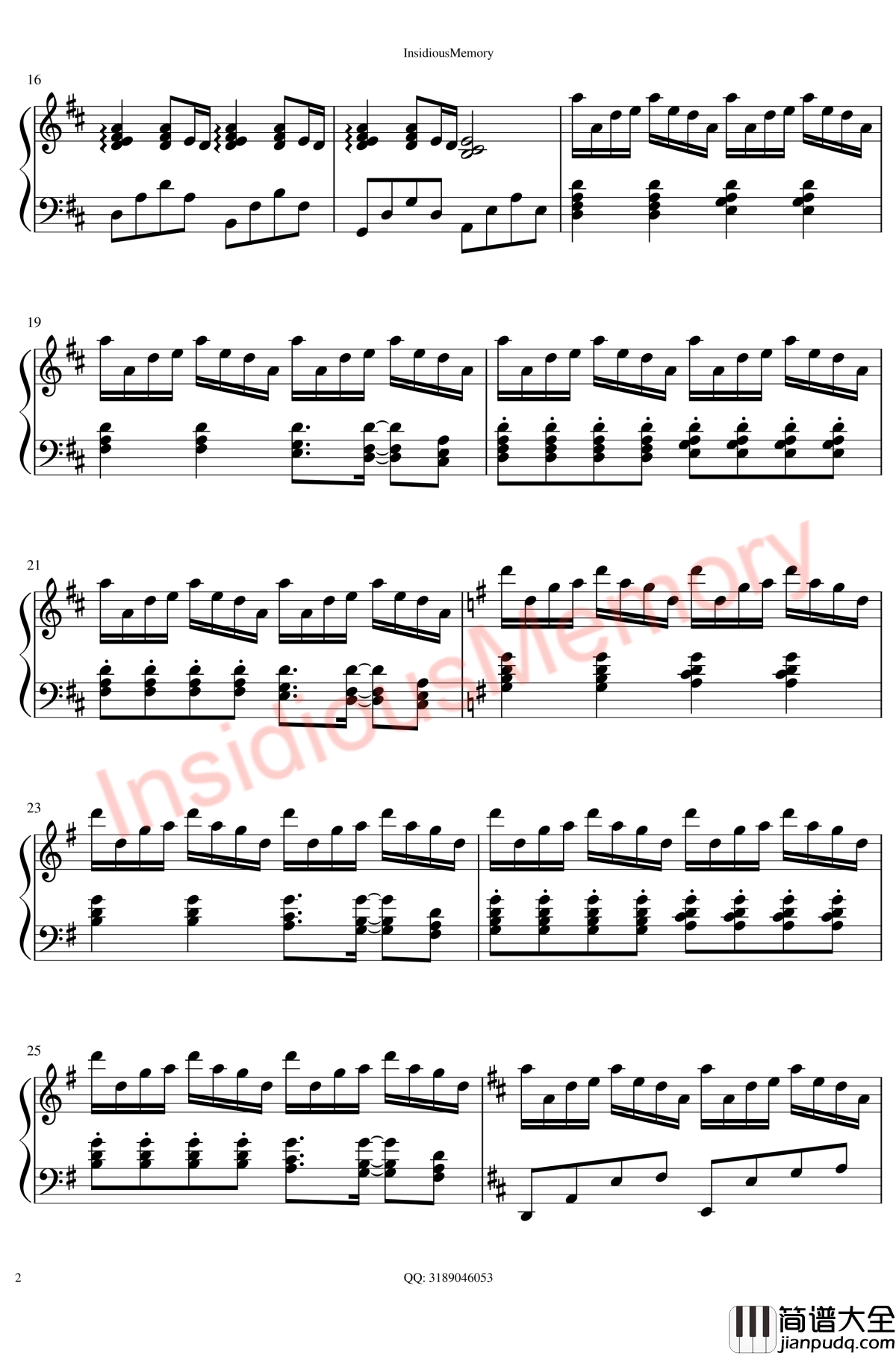 Summer钢琴谱_久石让