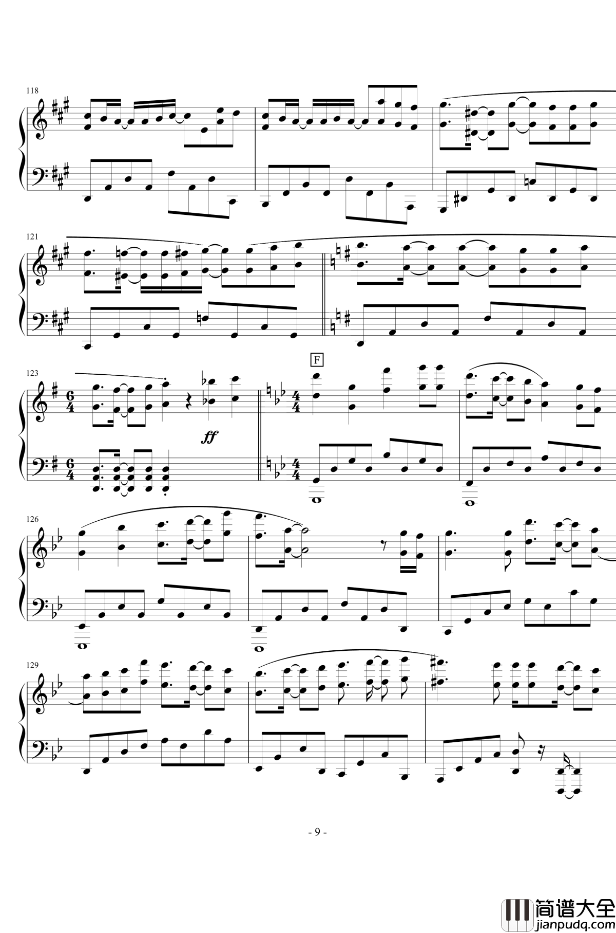 拓钢琴谱_AUGMENTATION_贤氙仙