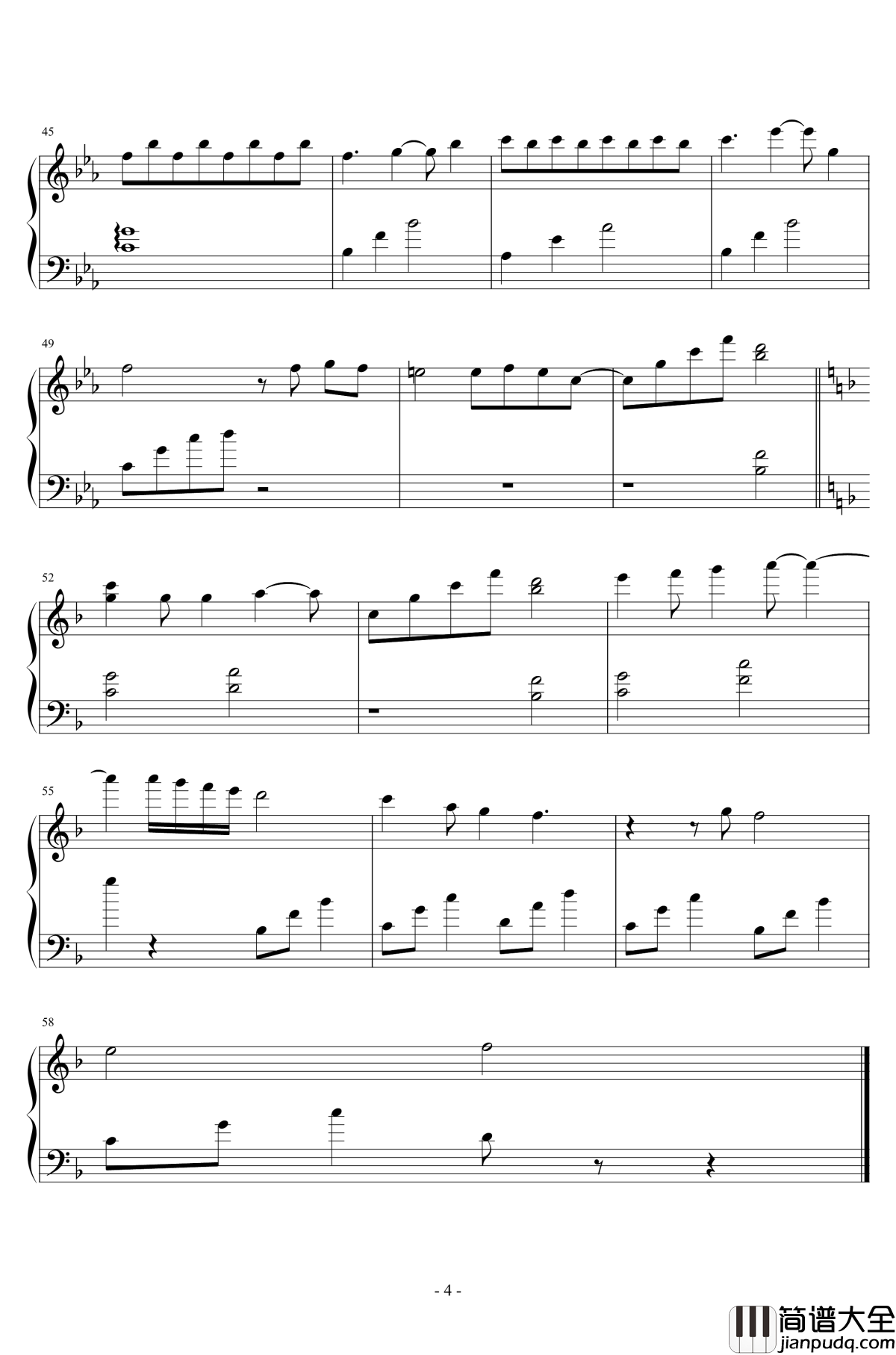 oyce's_theme钢琴谱_richard530