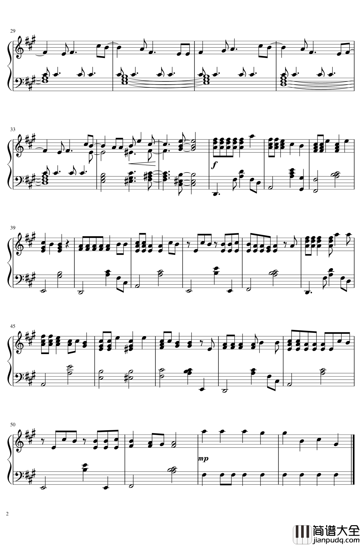 多罗罗ED钢琴谱_さよならごっこ_多罗罗