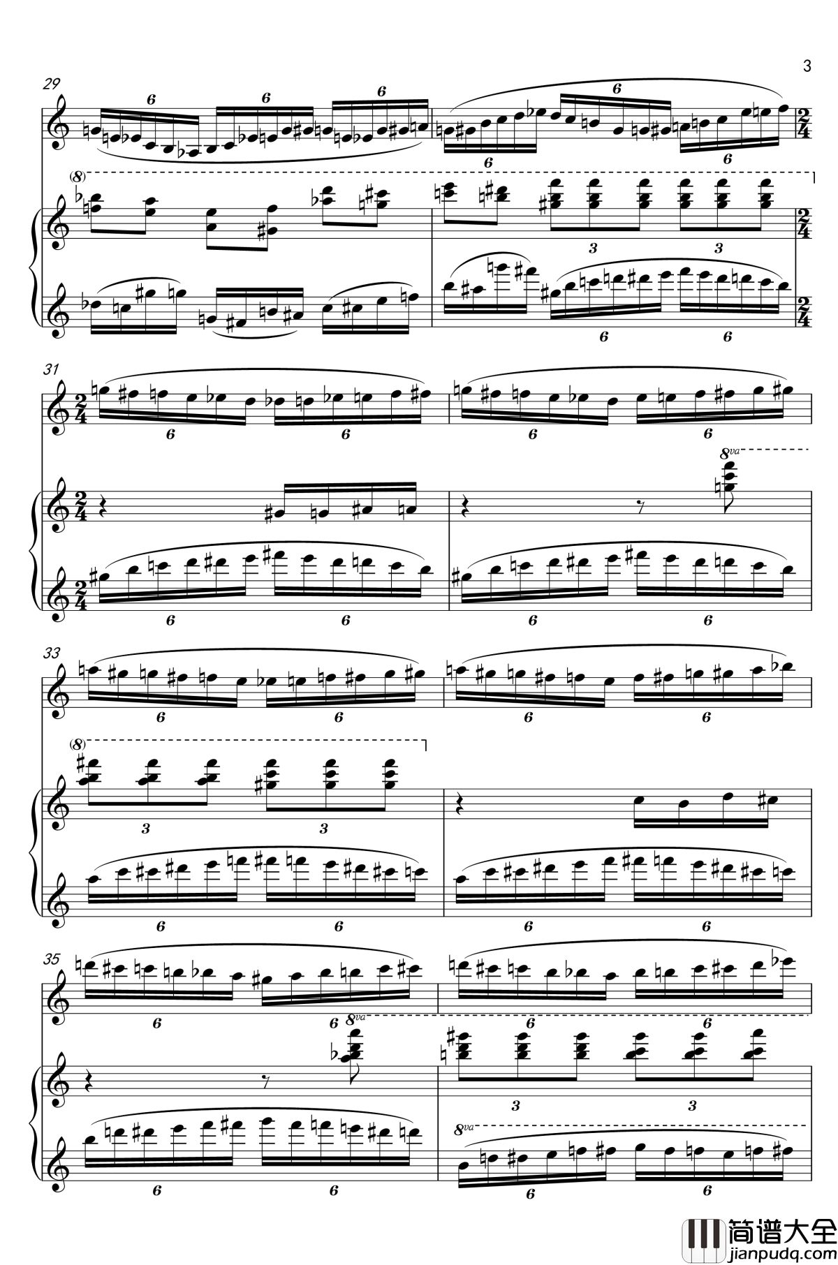 黑雾的森林钢琴谱_tk474