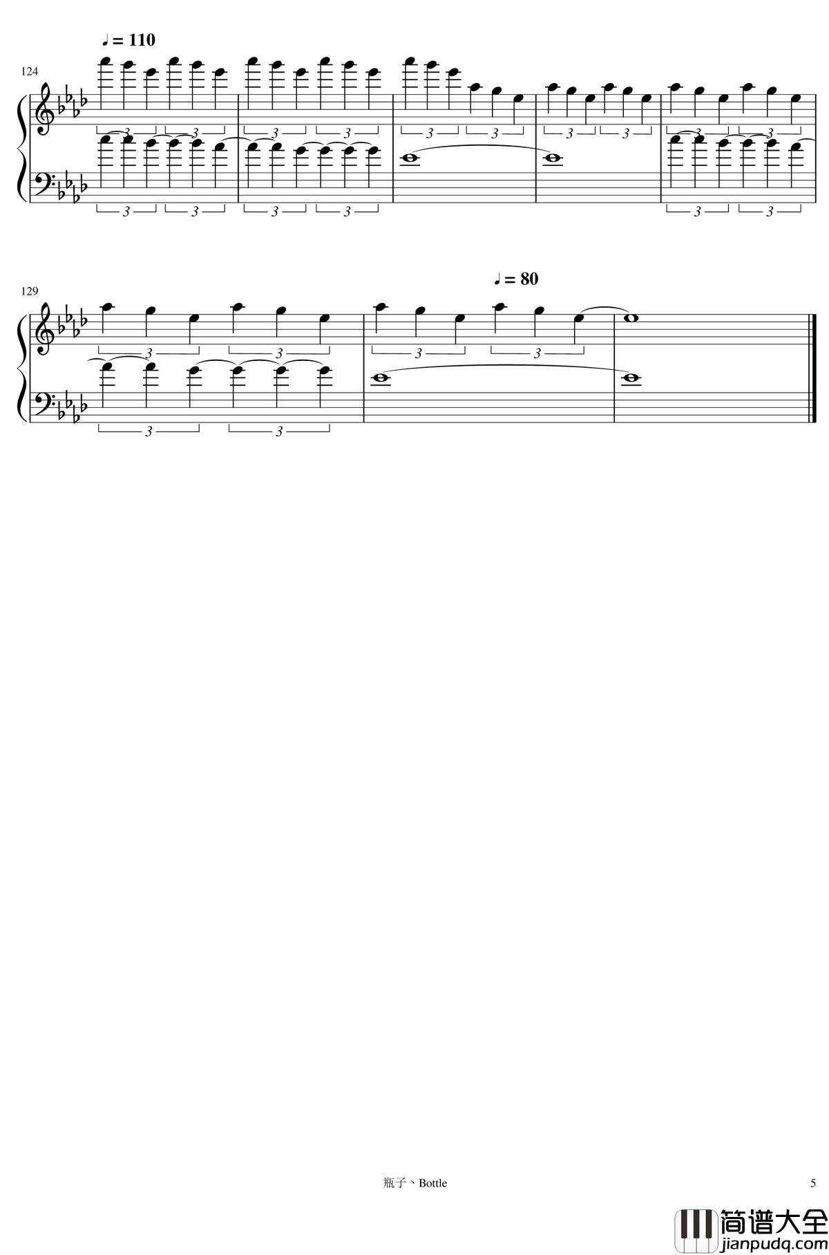 我的一切钢琴谱_All_of_Me_马克西姆_Maksim·Mrvica