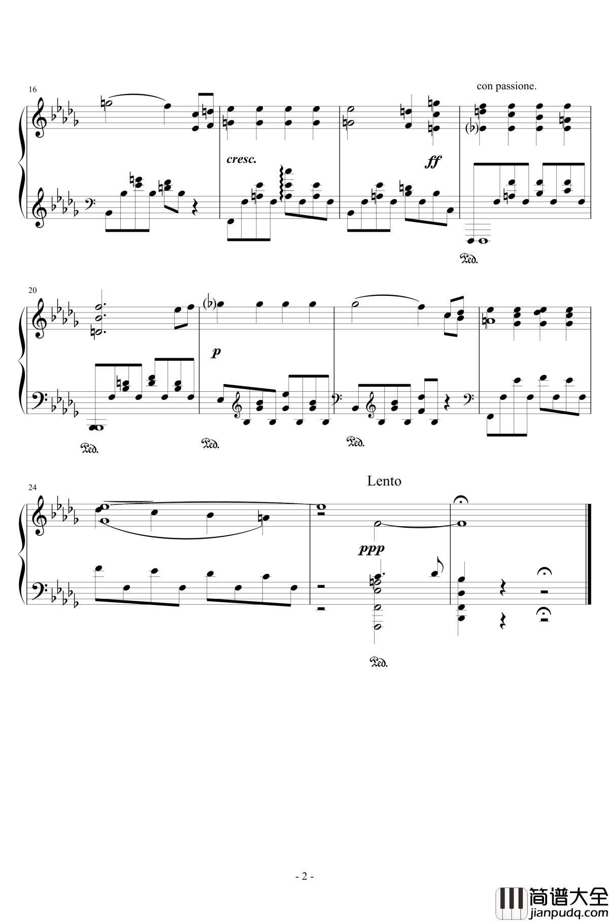 降b小调音乐瞬间钢琴谱_Op.31_No.12_阿尔坎