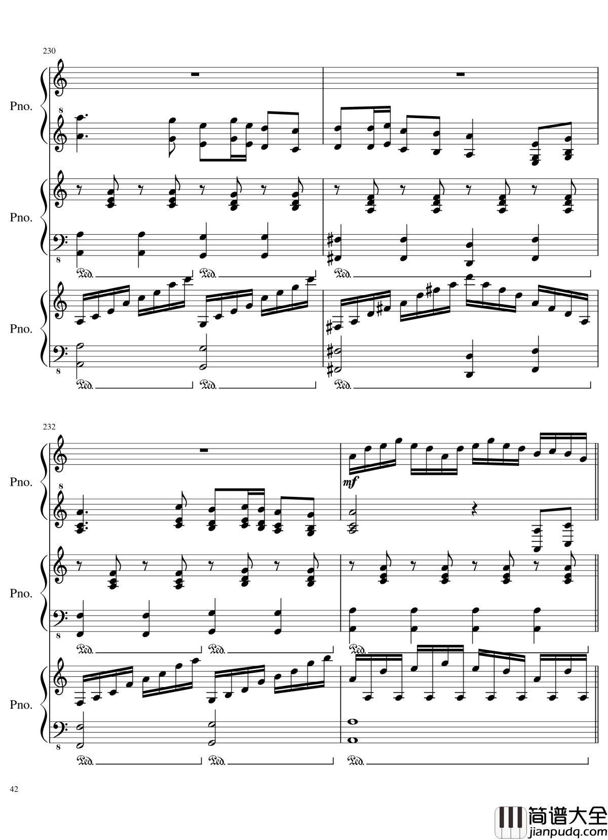 由红魔乡到永夜抄的旋律钢琴谱_东方projec