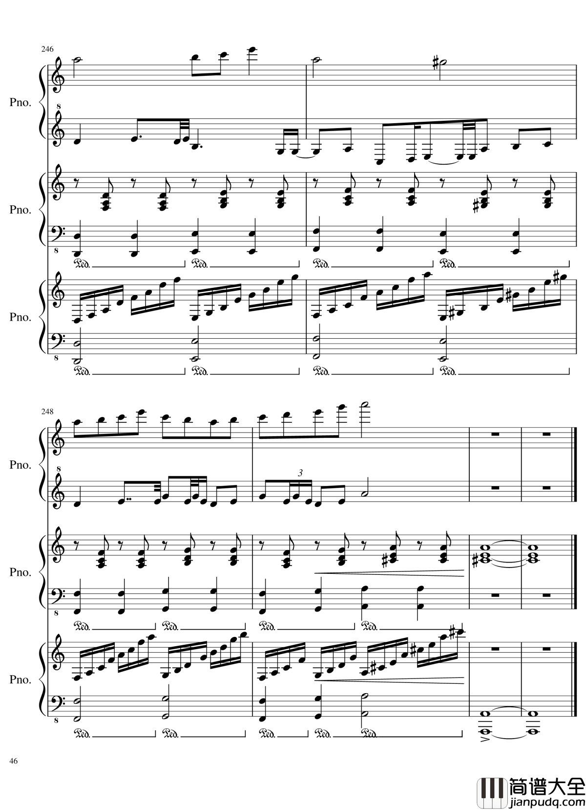 由红魔乡到永夜抄的旋律钢琴谱_东方projec