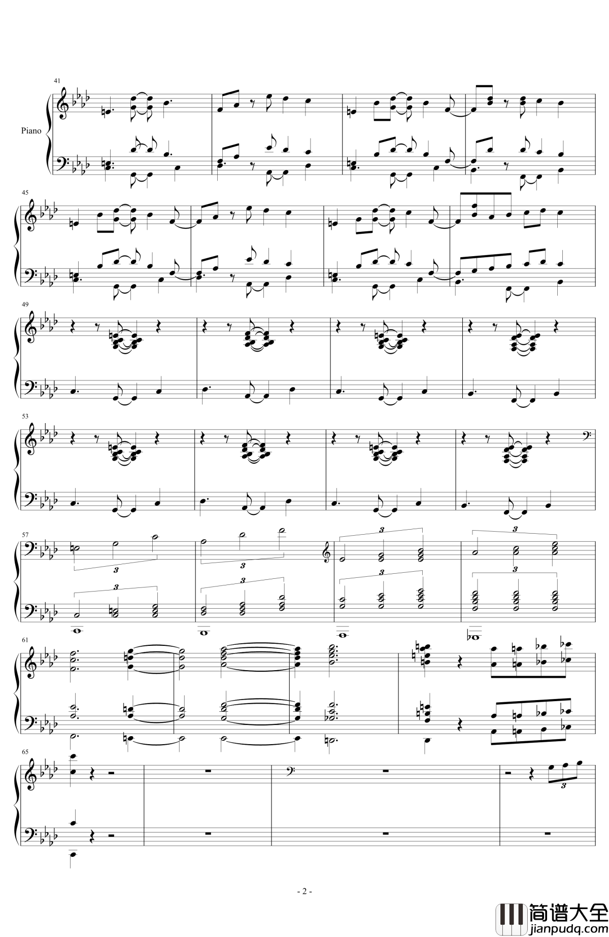 Caravan钢琴谱_爆裂鼓手