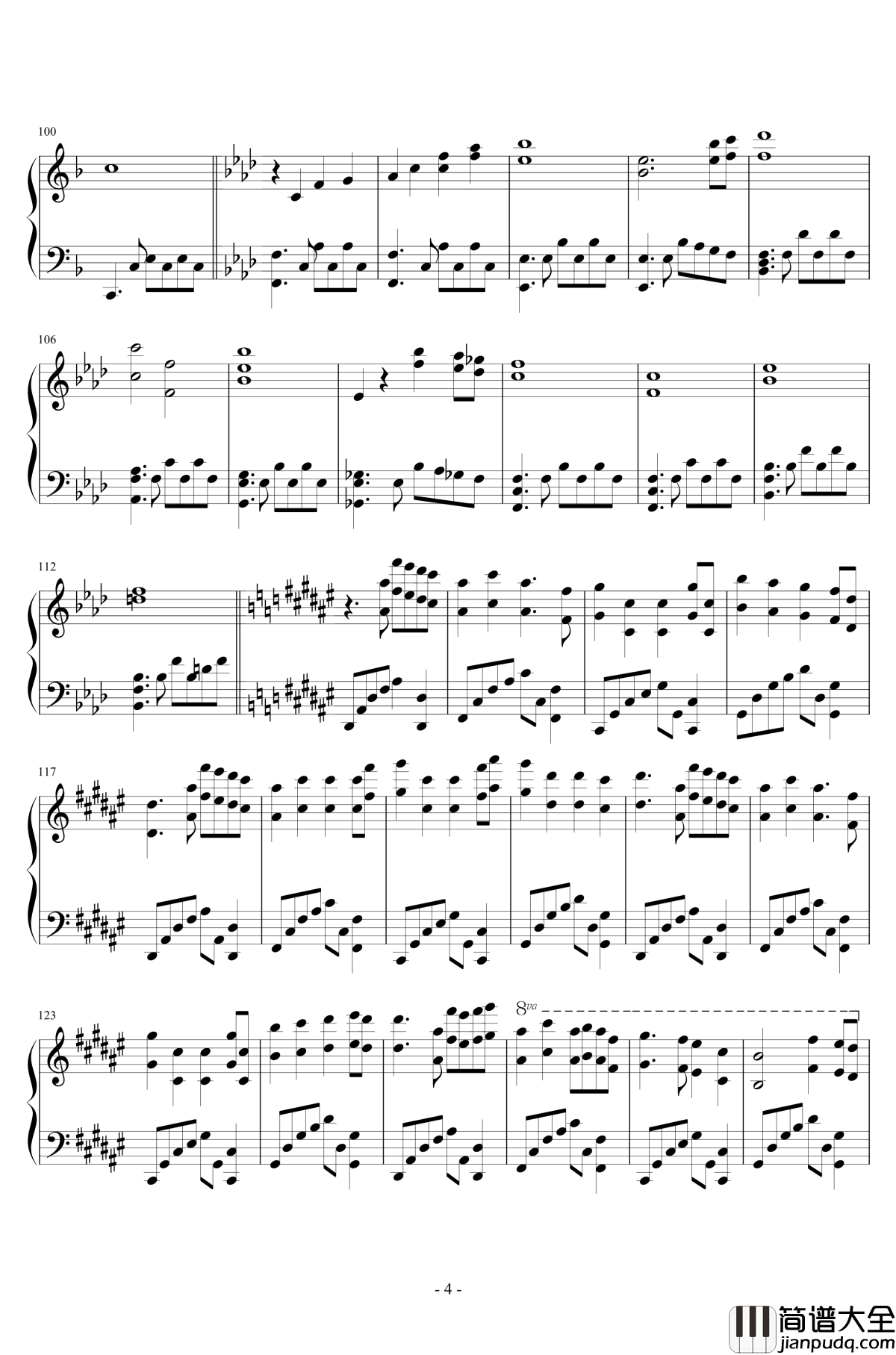 victory钢琴谱_修改版_TSFH