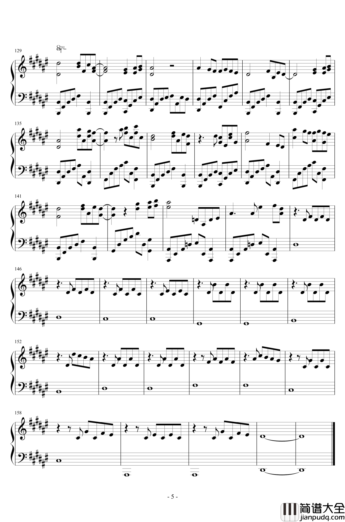 victory钢琴谱_修改版_TSFH