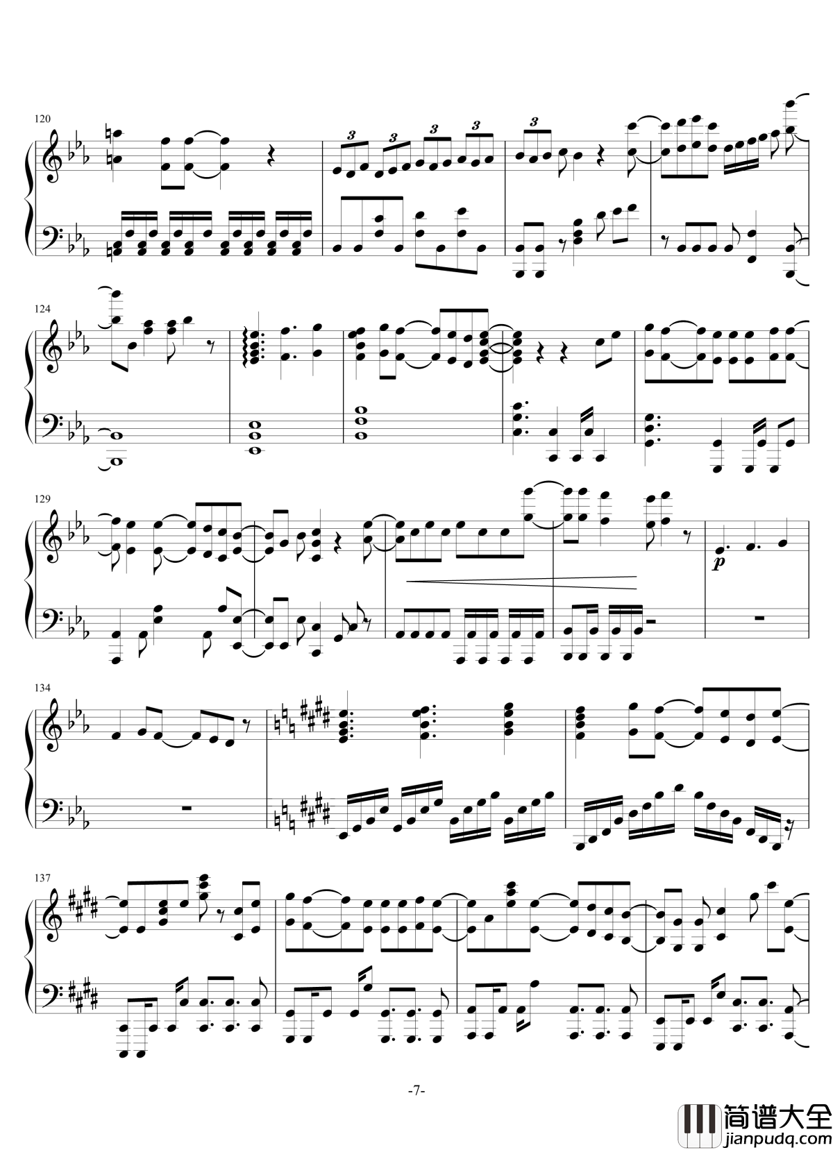 Butterfly钢琴谱_数码宝贝OP1_和田光司