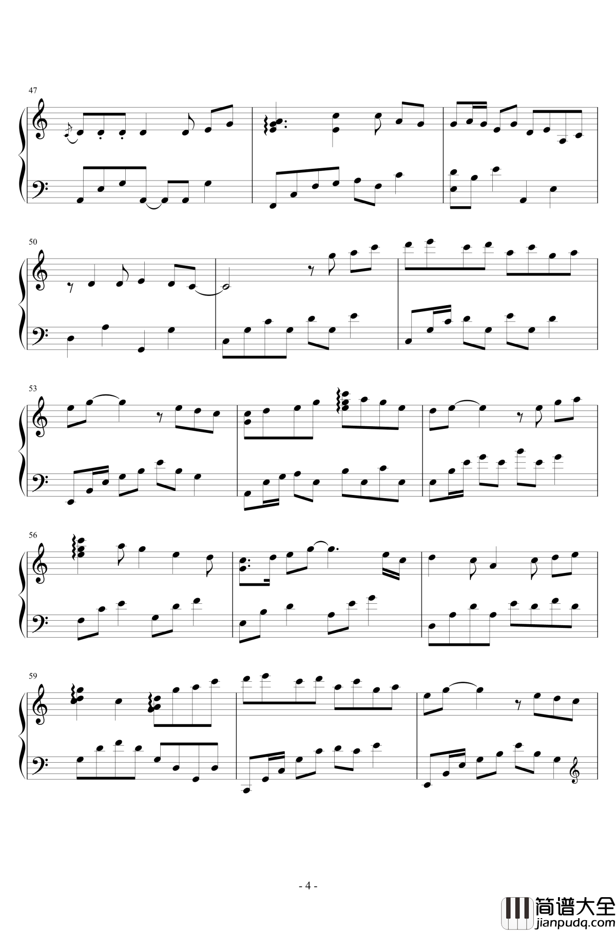 楚天舒钢琴谱_昼夜版_泽大大扒