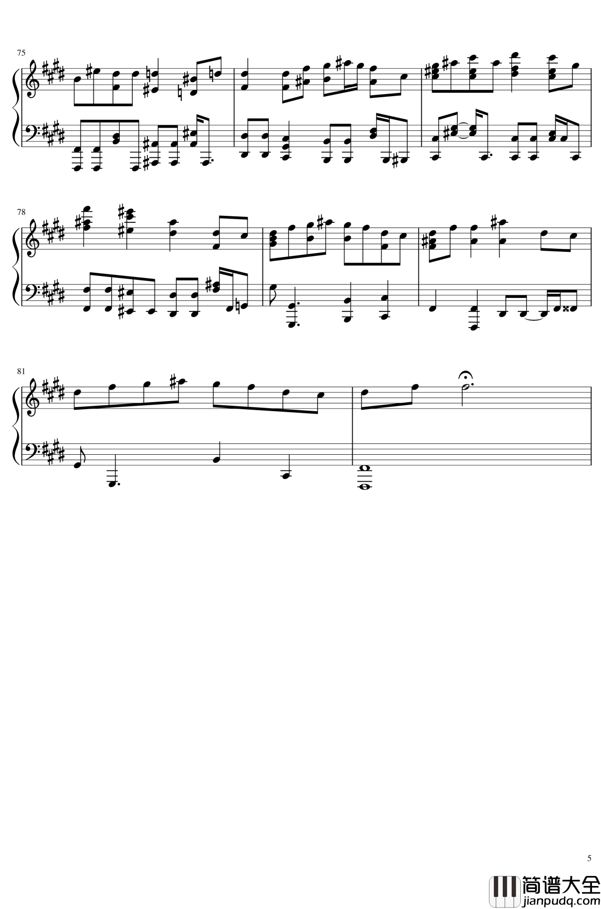 パプリカ钢琴谱_红辣椒_米津玄师