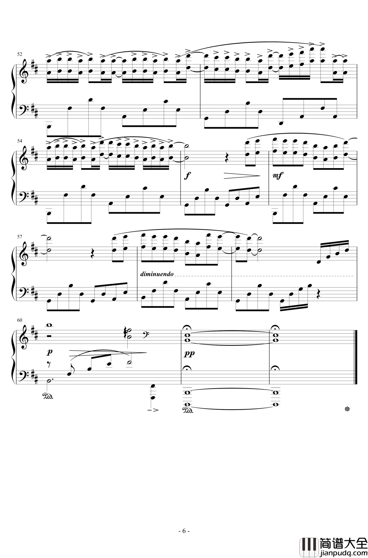 生僻字钢琴谱_李小熊改编_陈柯宇